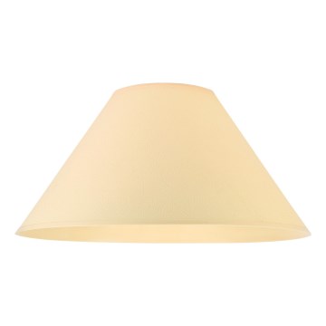 Vervangende lampenkap voor tafellamp E14 21x11 cm geel