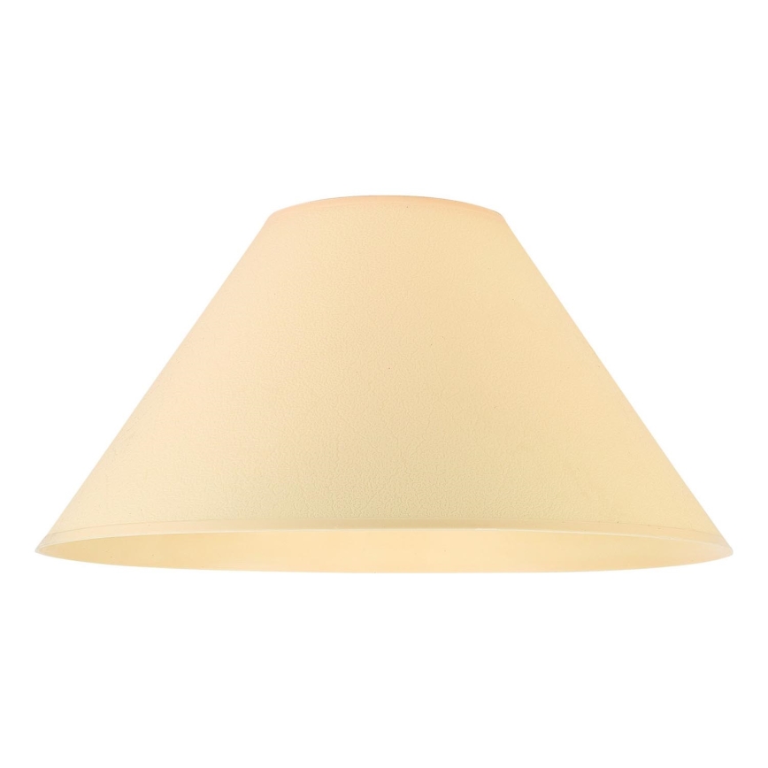 Vervangende lampenkap voor tafellamp E14 21x11 cm geel