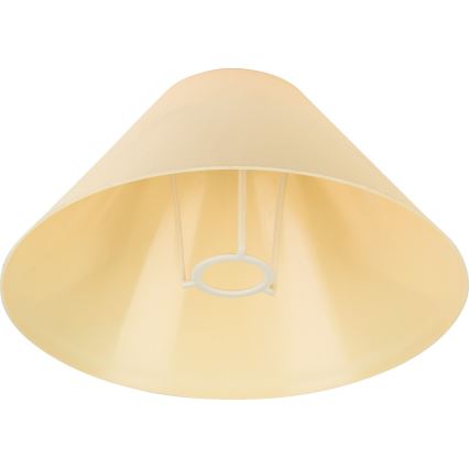 Vervangende lampenkap voor tafellamp E14 21x11 cm geel