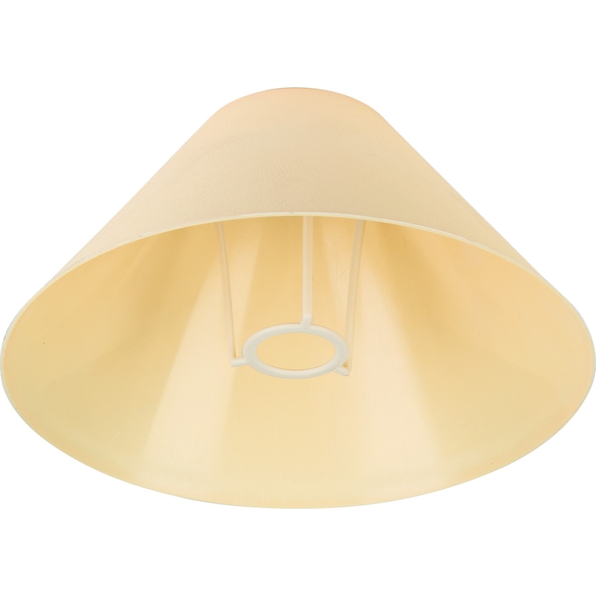 Vervangende lampenkap voor tafellamp E14 21x11 cm geel