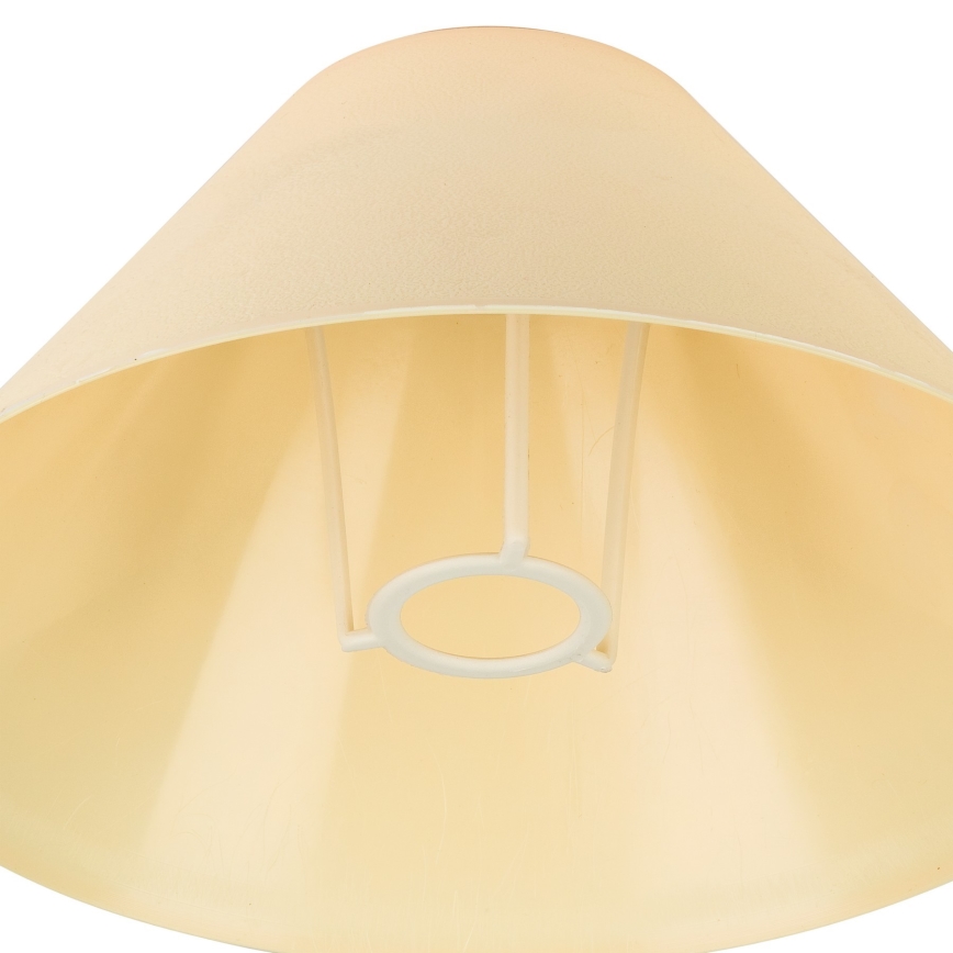 Vervangende lampenkap voor tafellamp E14 21x11 cm geel