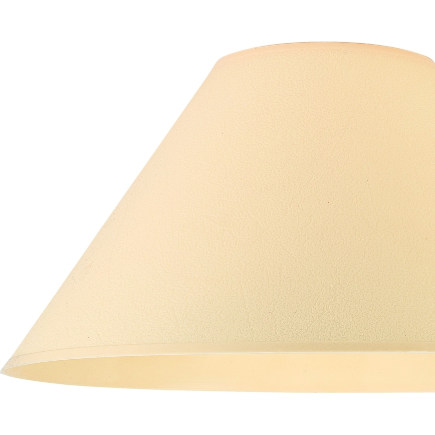 Vervangende lampenkap voor tafellamp E14 21x11 cm geel