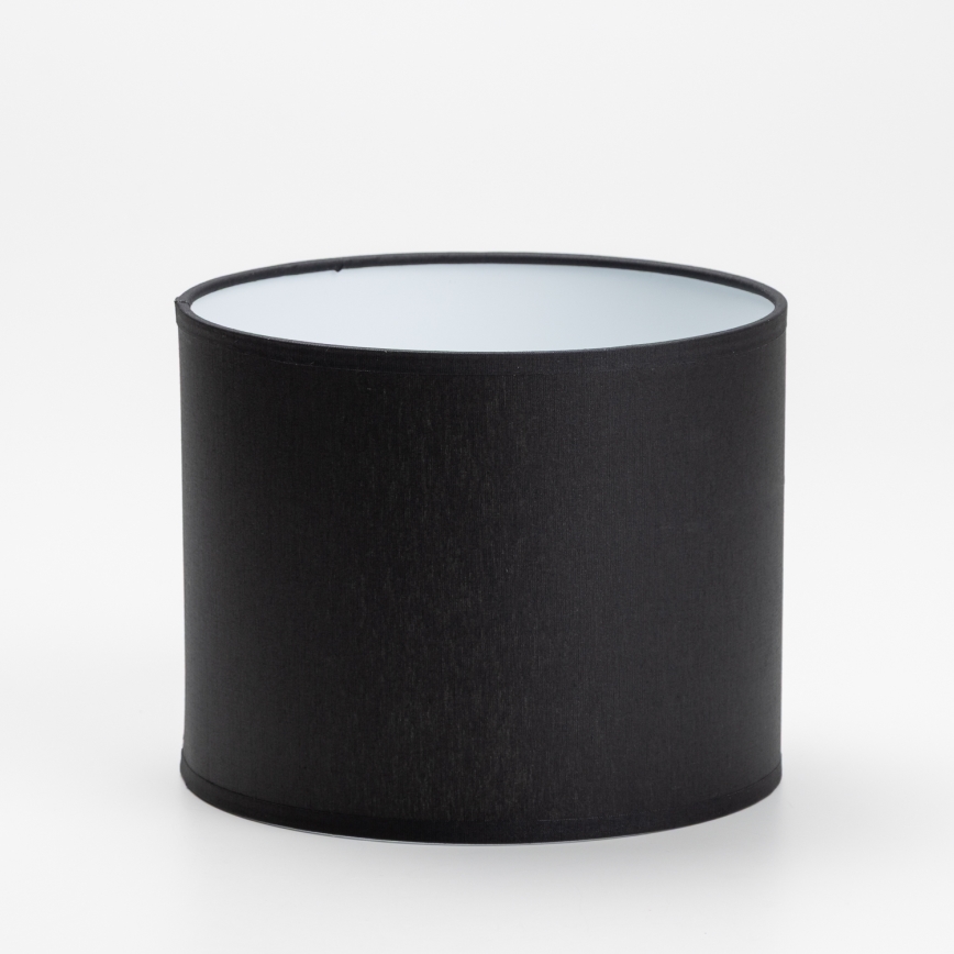 Vervangende lampenkap voor tafellamp en wandlamp DEVA E27 zwart