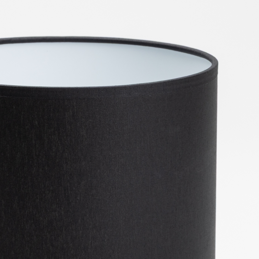 Vervangende lampenkap voor tafellamp en wandlamp DEVA E27 zwart