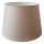 Vervangende lampenkap voor tafellamp met E27-fitting, Ø 20 cm, beige