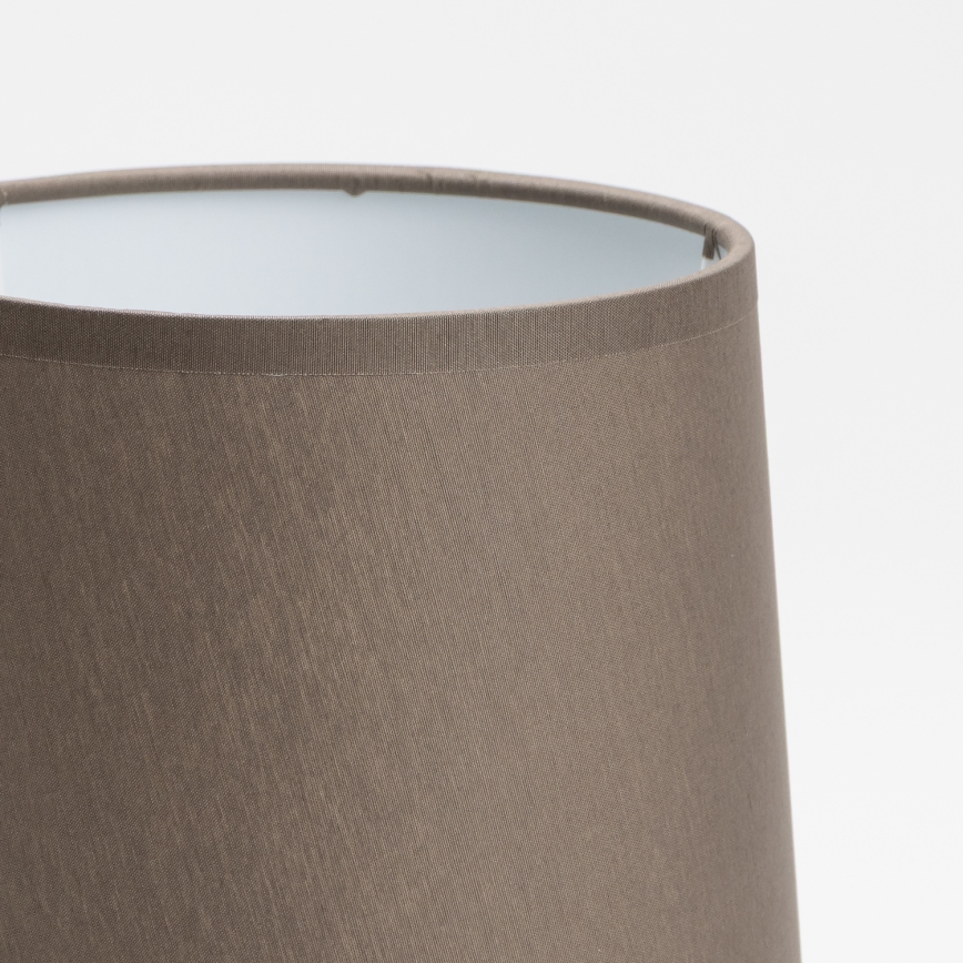 Vervangende lampenkap voor tafellamp STOZEK E27 16x16 cm bruin