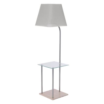 Vervangende lampenkap voor vloerlamp EMMA E27 34,5x39,5 cm grijs