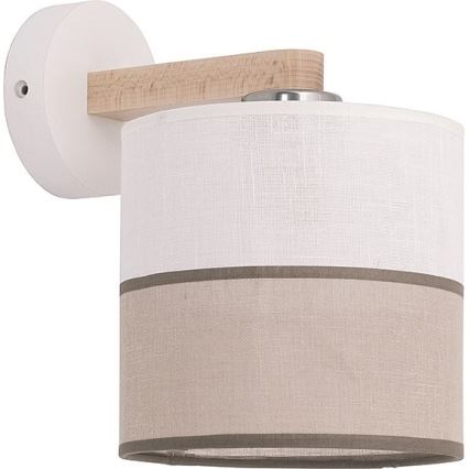 Vervangende lampenkap voor wandlamp LAURA E27 crème/beige