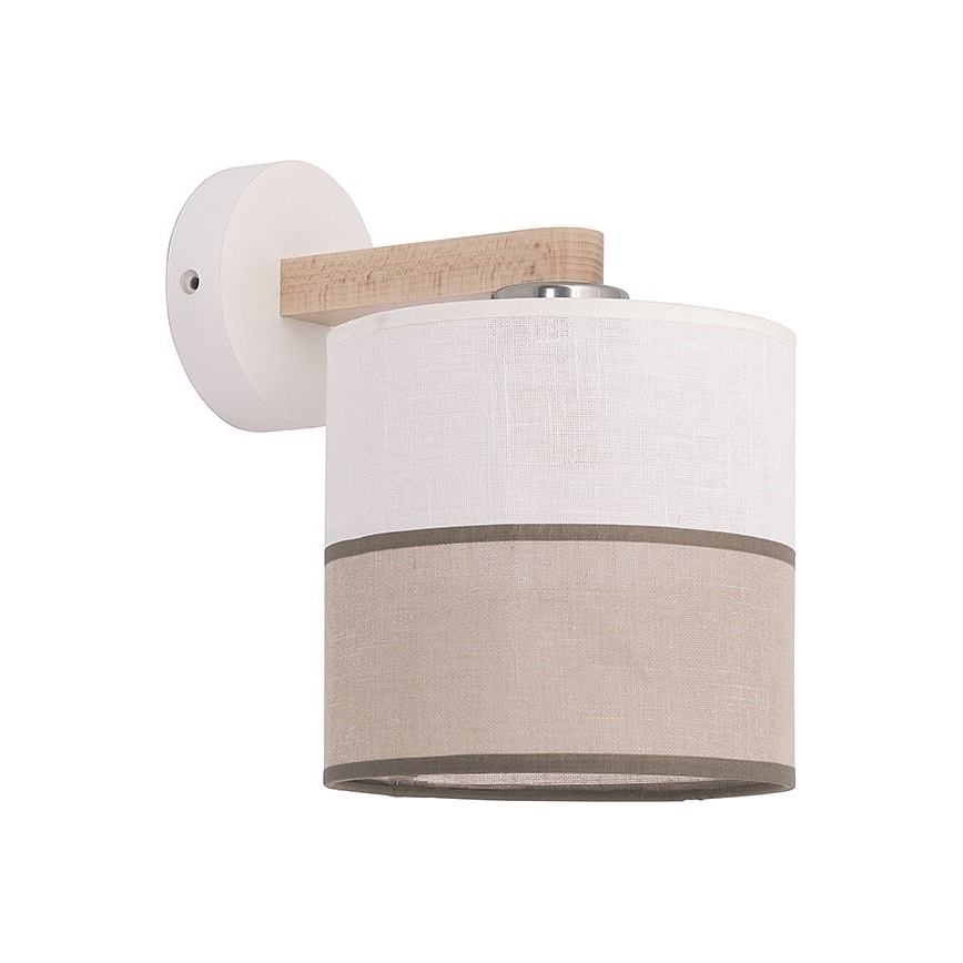 Vervangende lampenkap voor wandlamp LAURA E27 crème/beige