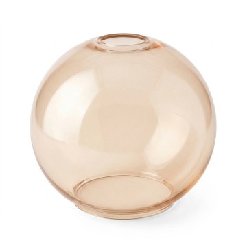 Vervangingsglas POBO Ø 14 cm rookbeige