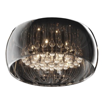 Vervangingsglas voor kroonluchter en plafondlamp G9 Ø 50 cm rookgrijs