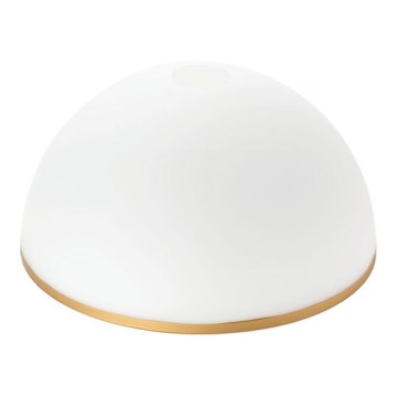 Vervangingsglas voor kroonluchter en vloerlamp OLD LAMP E27 diameter 30 cm wit/goud