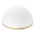 Vervangingsglas voor kroonluchter en vloerlamp OLD LAMP E27 diameter 30 cm wit/goud