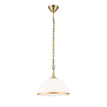 Vervangingsglas voor kroonluchter en vloerlamp OLD LAMP E27 diameter 30 cm wit/goud