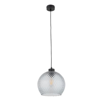 Vervangingsglas voor kroonluchter en wandlamp DEVON E27, Ø 18 cm, rookgrijs