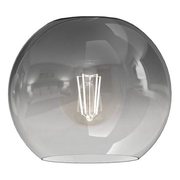 Vervangingsglas voor kroonluchter en wandlamp MONTE E27 diameter 15 cm gerookt