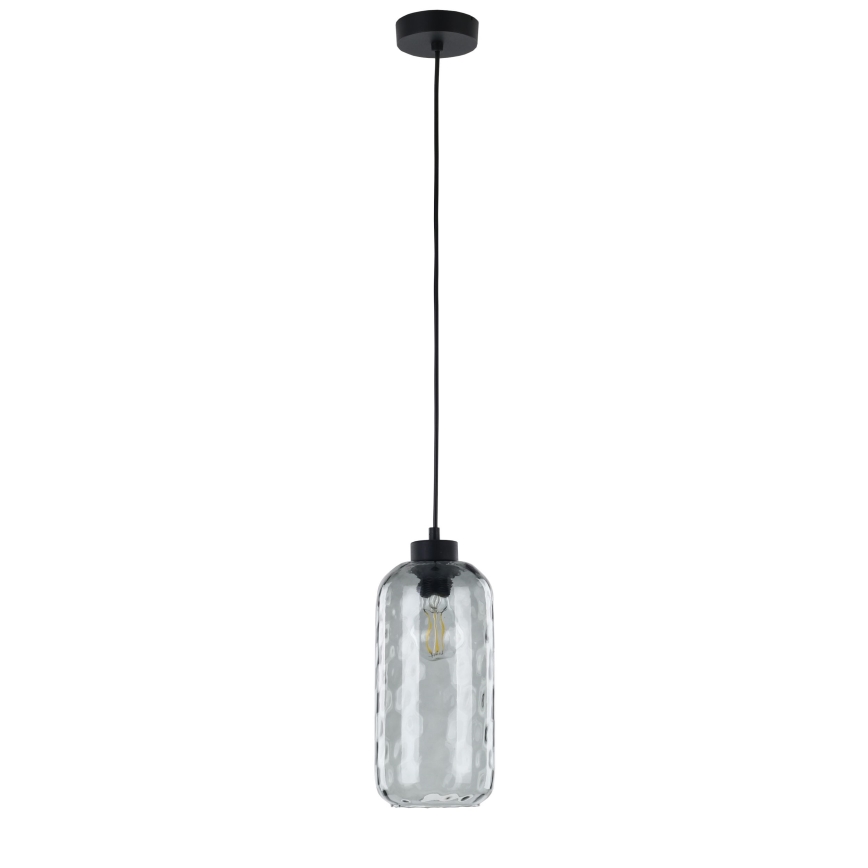 Vervangingsglas voor kroonluchter KARO E27 Ø 14 cm, rookgrijs