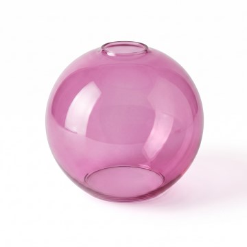 Vervangingsglas voor kroonluchter KULA E27 Ø 18 cm, gerookt roze