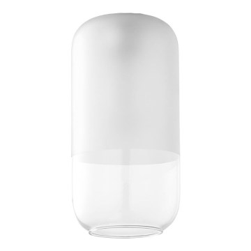 Vervangingsglas voor kroonluchter MARCO E27 Ø 14 cm helder/wit