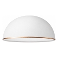 Vervangingsglas voor kroonluchter RETRO, ANTICO E27 Ø 30 cm, wit/brons