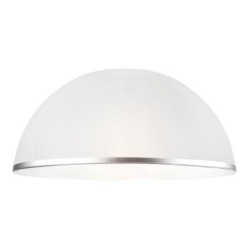 Vervangingsglas voor kroonluchter RETRO, ANTICO E27 Ø 30 cm, wit/zilver