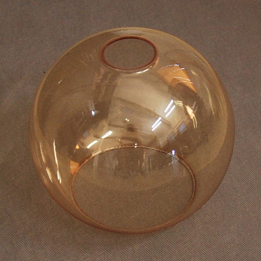 Vervangingsglas voor wandlamp en kroonluchter CUBUS E27 Ø 18 cm, rookbeige