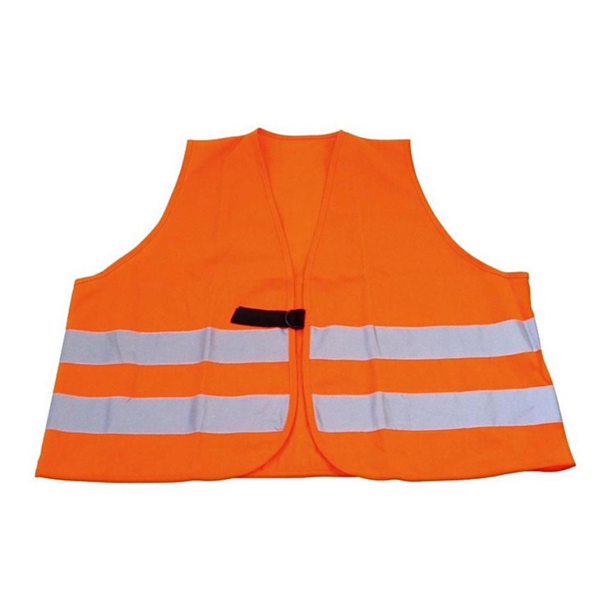 Vest met reflecterende strips oranje UNI maat