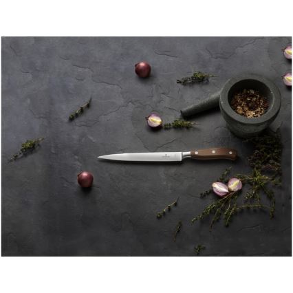 Victorinox - Couteau à fileter de cuisine GRAND MAITRE 20 cm érable