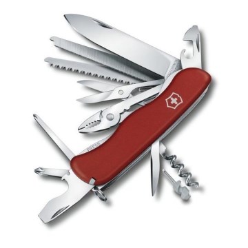 Victorinox - Couteau de poche multifonction 11,1 cm / 21 fonctions rouge