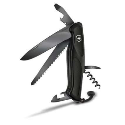 Victorinox - Couteau de poche multifonction 13 cm / 12 fonctions noir