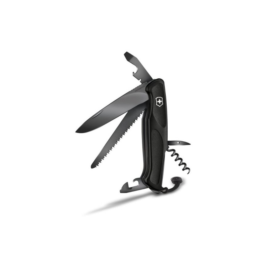 Victorinox - Couteau de poche multifonction 13 cm / 12 fonctions noir