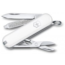 Victorinox - Couteau de poche multifonction 5,8 cm / 7 fonctions blanc