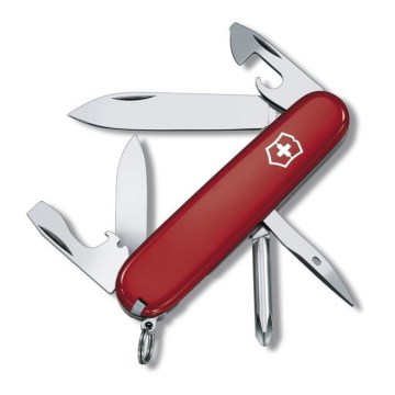 Victorinox - Couteau de poche multifonction 9,1 cm / 12 fonctions rouge