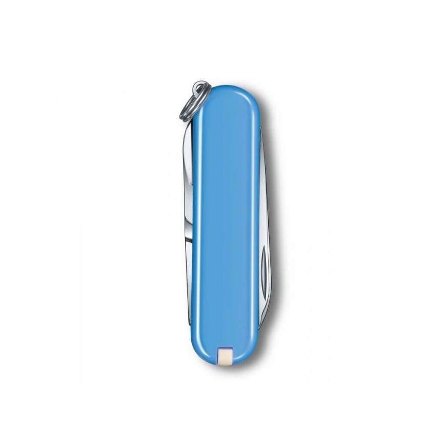 Victorinox - Couteau de poche multifonction CLASSIC SD 5,8 cm/7 fonctions bleu clair