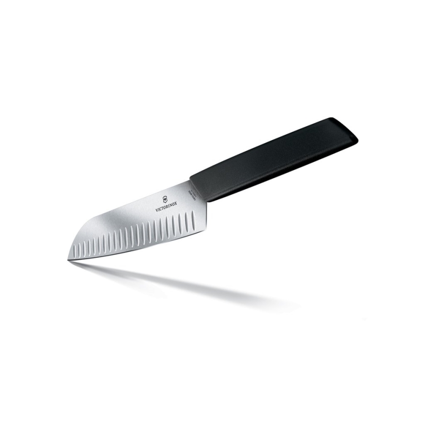 Victorinox - Couteau santoku de cuisine SWISS MODERN 17 cm noir
