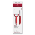 Victorinox - Ensemble couteau de cuisine avec éplucheur SWISS CLASSIC, rouge