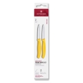 Victorinox - Ensemble de 2 couteaux à légumes SWISS CLASSIC 8 cm, jaune