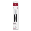 Victorinox - Ensemble de 2 couteaux à légumes SWISS CLASSIC, lames 8 cm, noirs