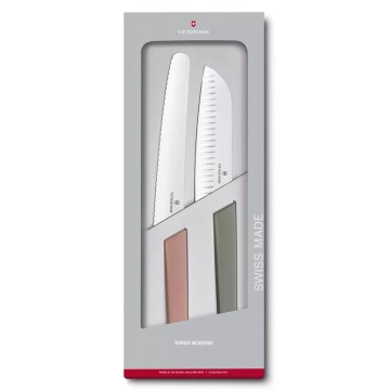 Victorinox - Ensemble de 2 couteaux de cuisine SWISS MODERN, multicolore