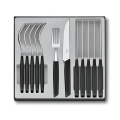 Victorinox - Ensemble de couverts SWISS MODERN 12 pièces, noir