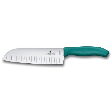 Victorinox - Keukenmes Santoku SWISS CLASSIC 17 cm turkoois