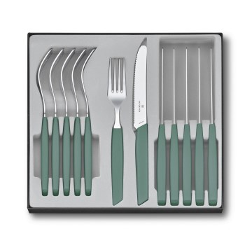 Victorinox - Ménagère SWISS MODERN 12 pièces, turquoise