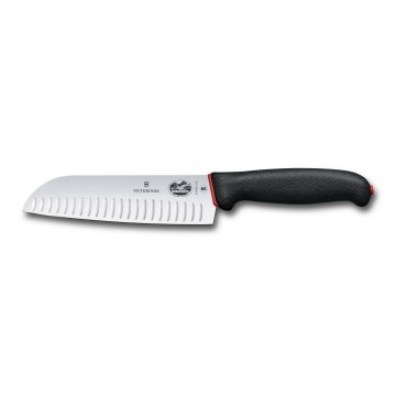 Victorinox - Santoku keukenmes DUAL GRIP 17 cm zwart