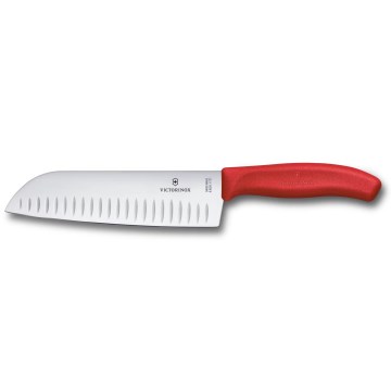 Victorinox - Santoku-keukenmes SWISS CLASSIC 17 cm rood