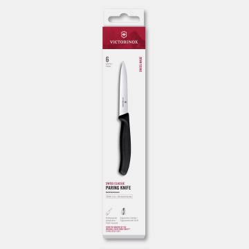Victorinox - Set groentemessen SWISS CLASSIC 10 cm, 6 stuks, zwart