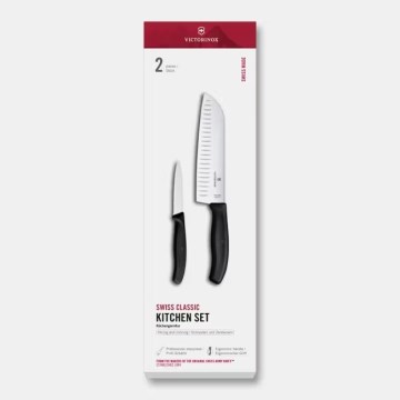 Victorinox - Set keukenmessen SWISS CLASSIC, 2-delig, zwart