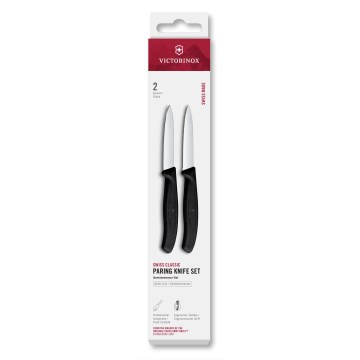 Victorinox - Set van 2 groentemessen SWISS CLASSIC 8 cm, zwart