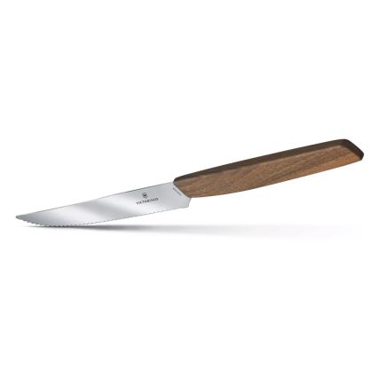 Victorinox - Set van 2 steakmessen SWISS MODERN, 12 cm, notenhout