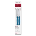 Victorinox - Set van 2 SWISS CLASSIC groentemessen, 11 cm, blauw