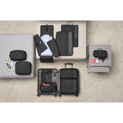 Victorinox - Set van 3 reisorganizers Travel Essentials, zwart